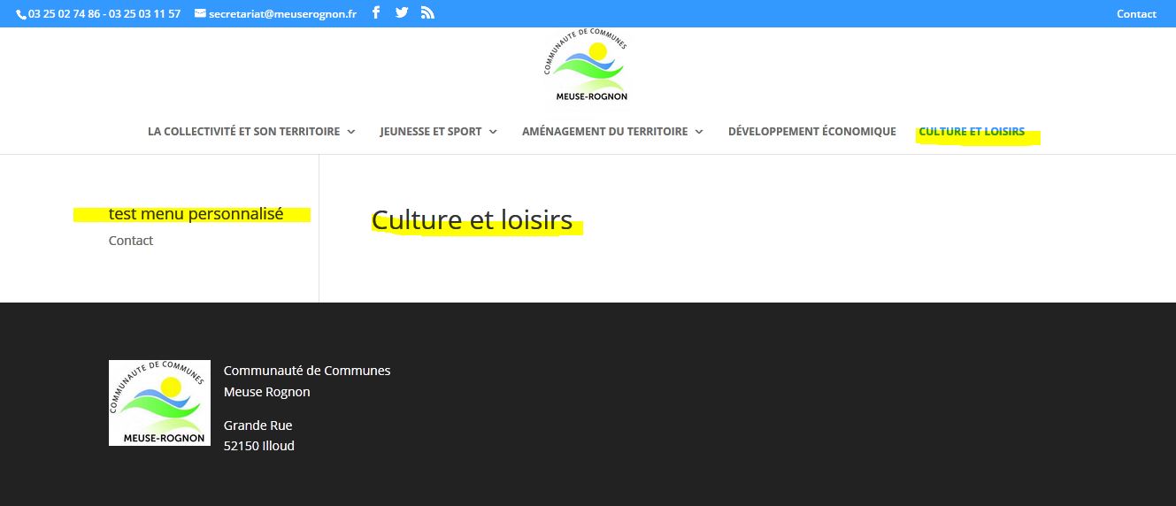09 02 2019 communauté de commune Meuse Rognon site web onglet culture et loisirs Flash info Journal Citoyen de Haute Marne