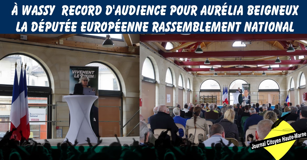 Elections Européennes Wassy record daudience pour la députée Rassemblement National