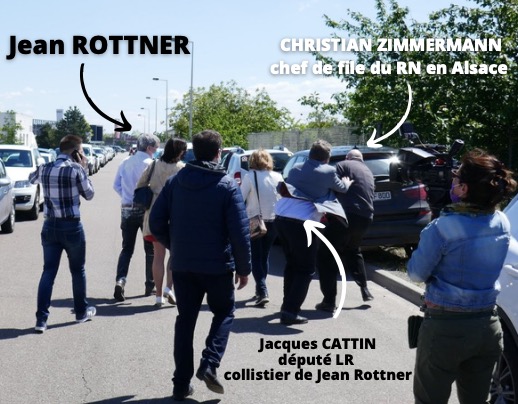 Violence du colistier de Jean Rottner sur un élu RN