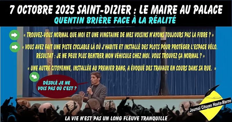 7 octobre 2025 Saint Dizier le Maire Quentin Brière au Palace