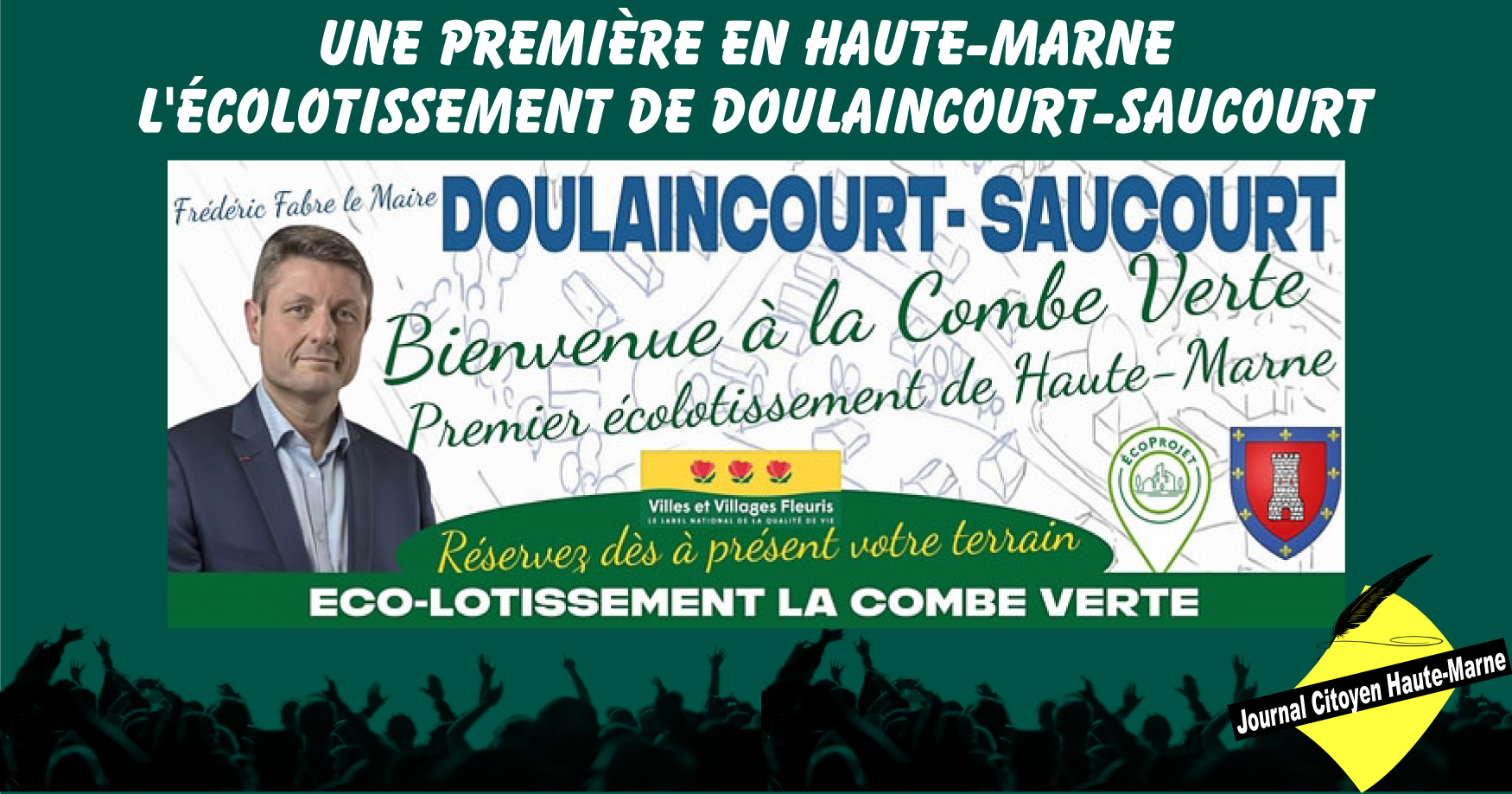 Actualité une première en Haute Marne le premier écolotissement à Doulaincourt Saucourt