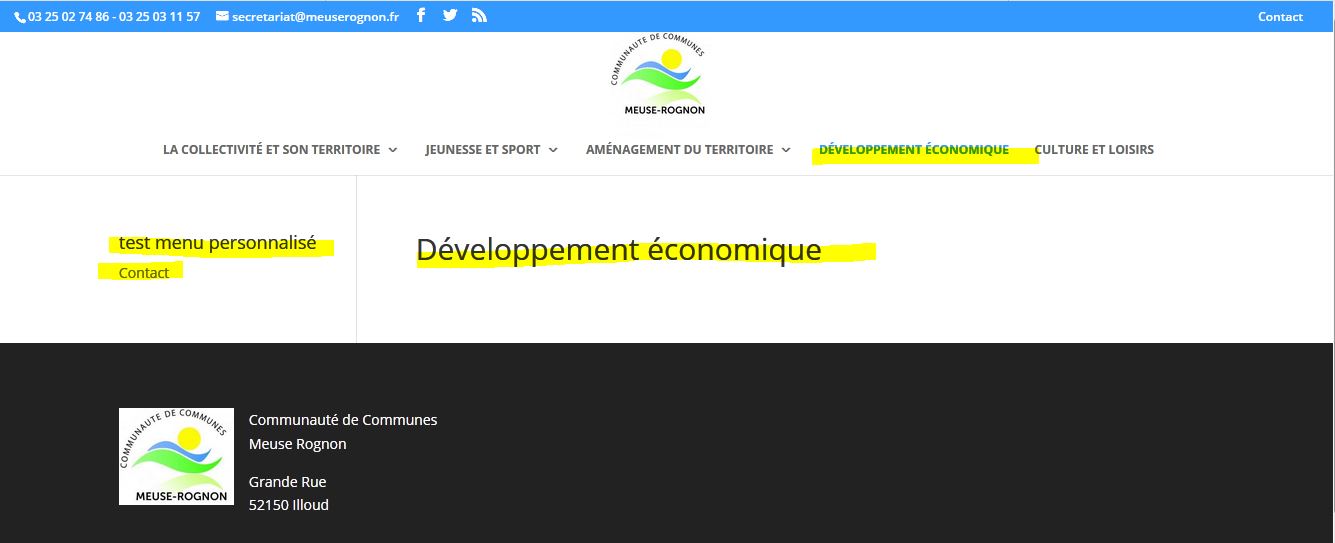 09 02 2019 comco Meuse Rognon site web onglet dévellopement économique Flash info Journal Citoyen