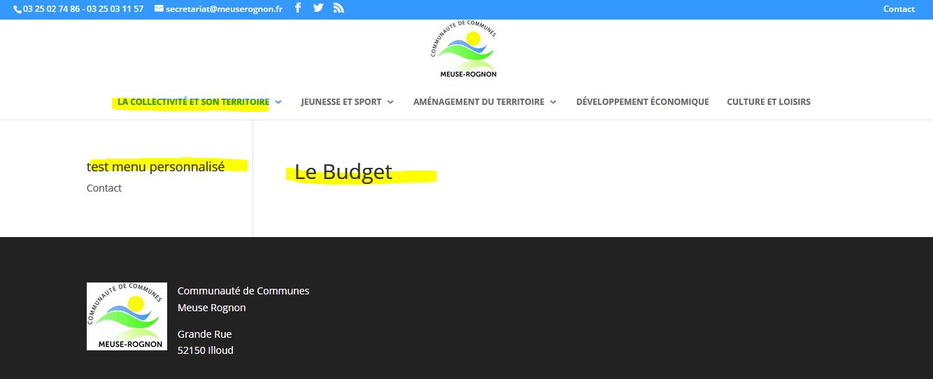 09 02 2019 communauté de commune Meuse Rognon site web onglet le budget Flash info Journal Citoyen de Haute Marne