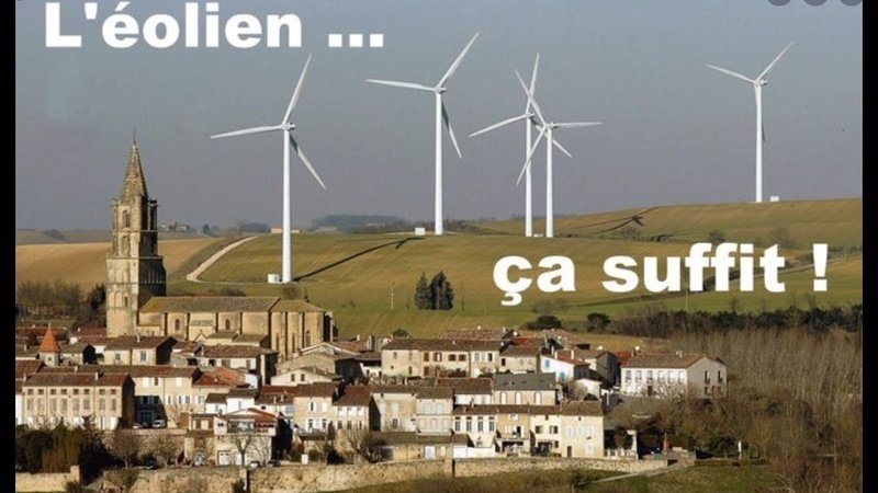 Daniel Tixier candidat RN sur le canton de Poissons déclare sur France 3 les éoliennes en Haute Marne ça suffit