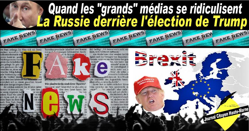 Flash info Journal Citoyen Haute Marne Pas de Russie derrière lélection de Trump les Fake news des grands médias ici