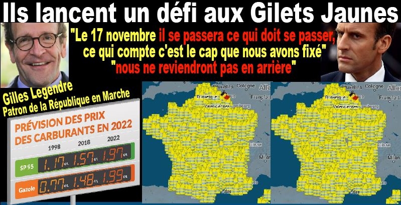 Gilles Legendre patron de la République en Marche lance un défi au gilets jaunes info journal citoyen de Haute Marne