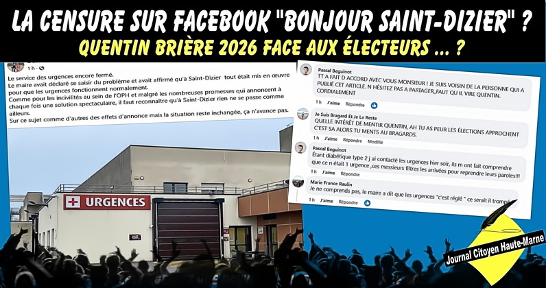 Novembre 2025 Les urgences de St Dizier encore fermées