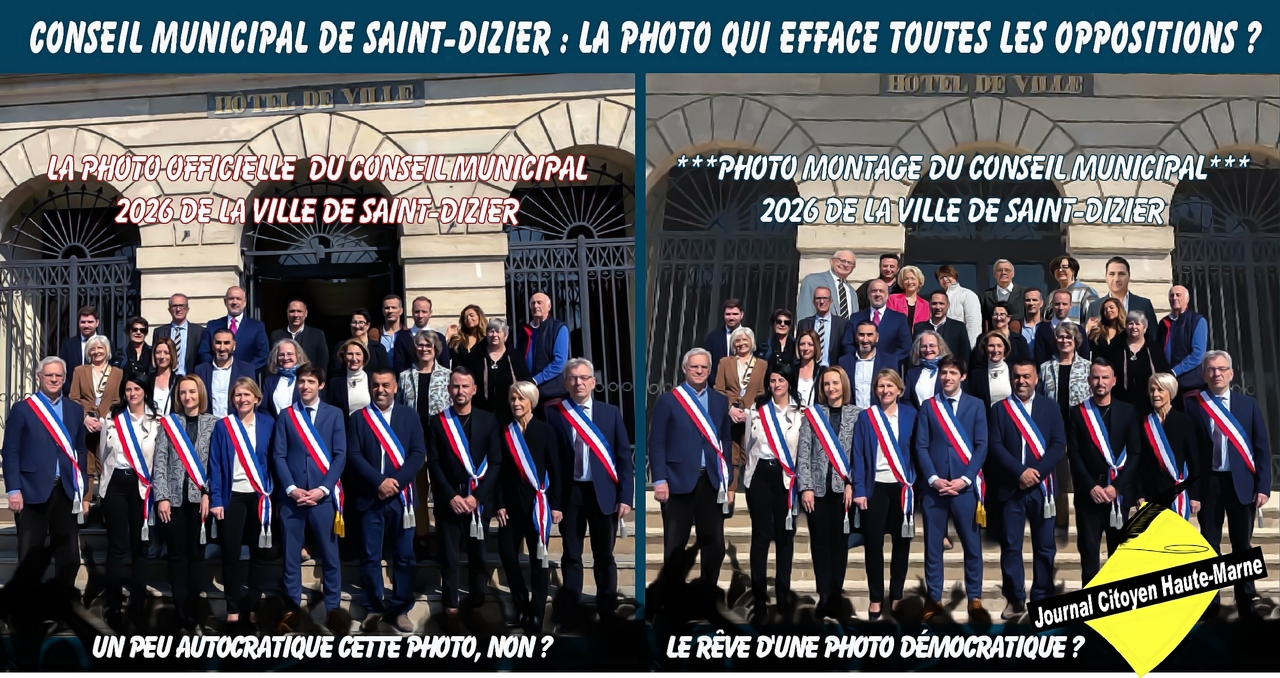 Saint Dizier Quentin Brière efface toutes les oppositions sur la photo