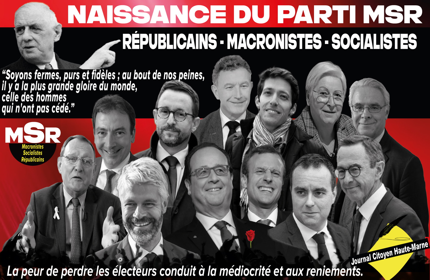 Flash info Haute Marne Gouvernement Naissance du MSR