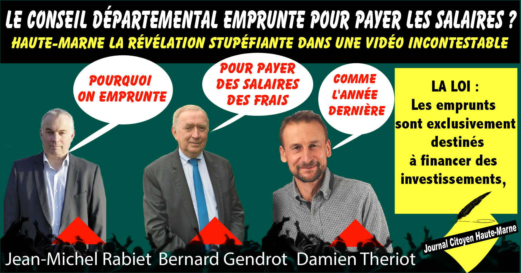 Haute Marne le département emprunte pour payer des salaires