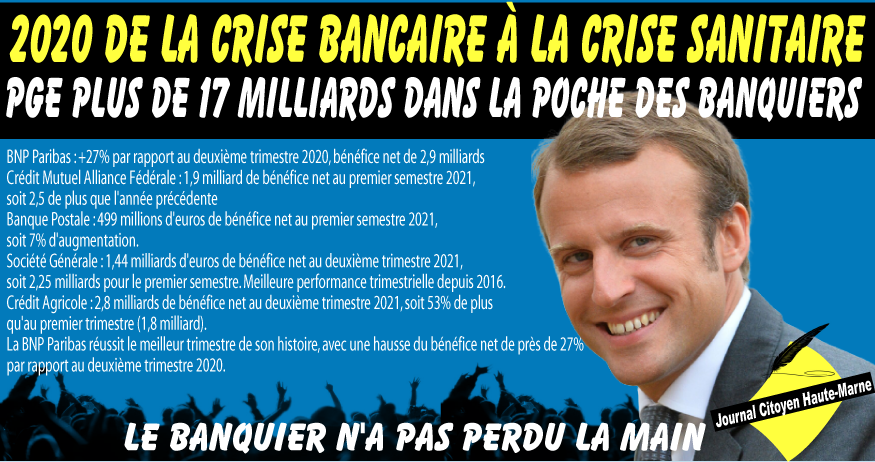 2020 de la crise financiere a la crise sanitaire le banquier Macron n a pas perdu la main les banques renflouees