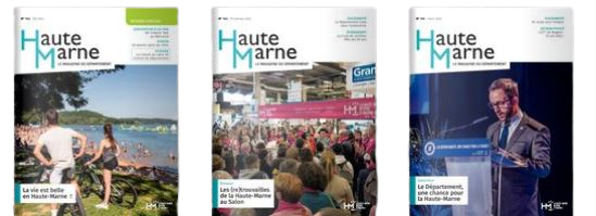 Les chères revues du conseil départementales de Haute Marne